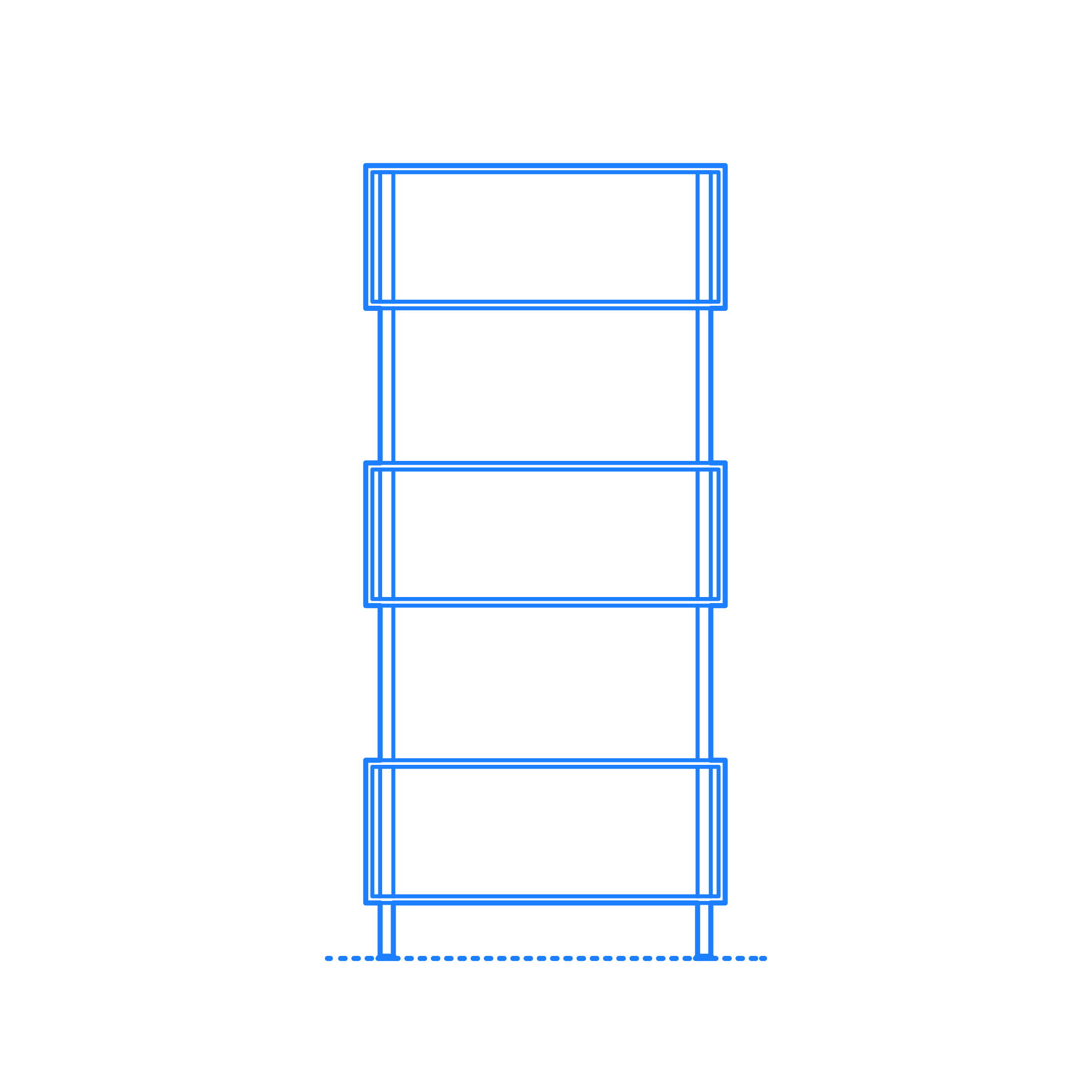 Furniture Bookcases Chicago 3 Box Vinyl Svg File Free Vectors